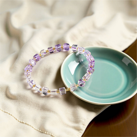 Amethyst and Citrine Bracelet – Relax & Recharge Sleep
