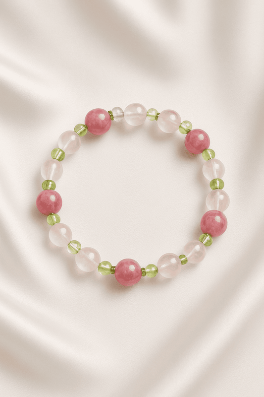 Rhodochrosite Healing Bracelet – Release the Past & Open the Heart