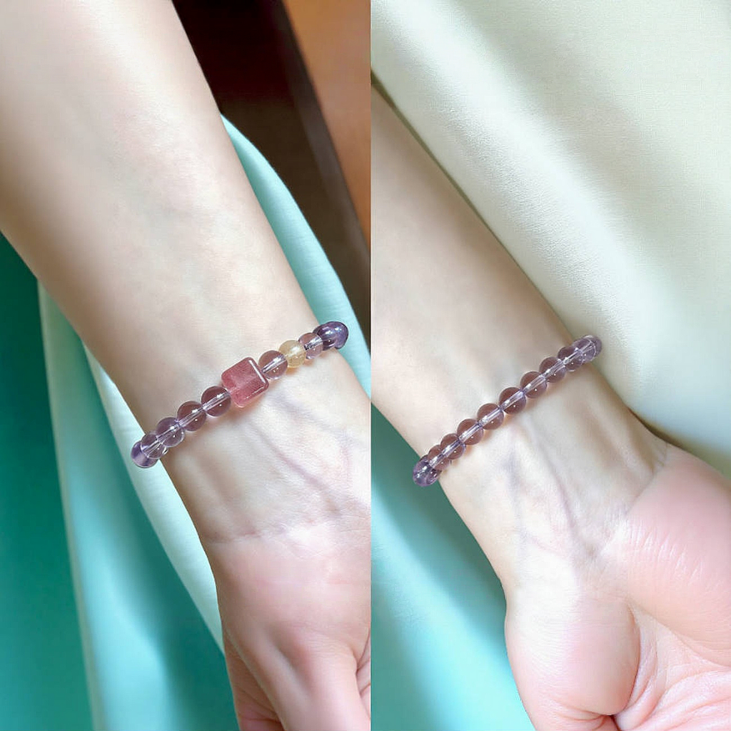 Amethyst Crystal Bracelet – Relaxation & Dream Clarity