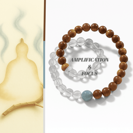 White Quartz Bamboo Bracelet – Energy Alignment & Spiritual Flow