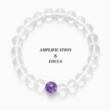White Quartz Bracelet – Youthful Light & Focused Energy