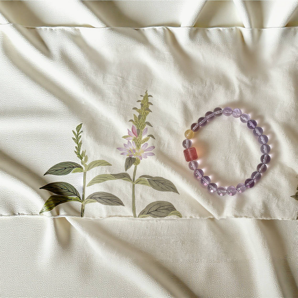 Amethyst Crystal Bracelet – Relaxation & Dream Clarity