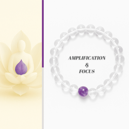 White Quartz Bracelet – Youthful Light & Focused Energy
