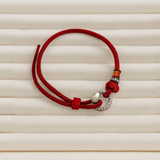 Sterling Silver Snake Knot Red Thread Bracelet – Focus & Fortune