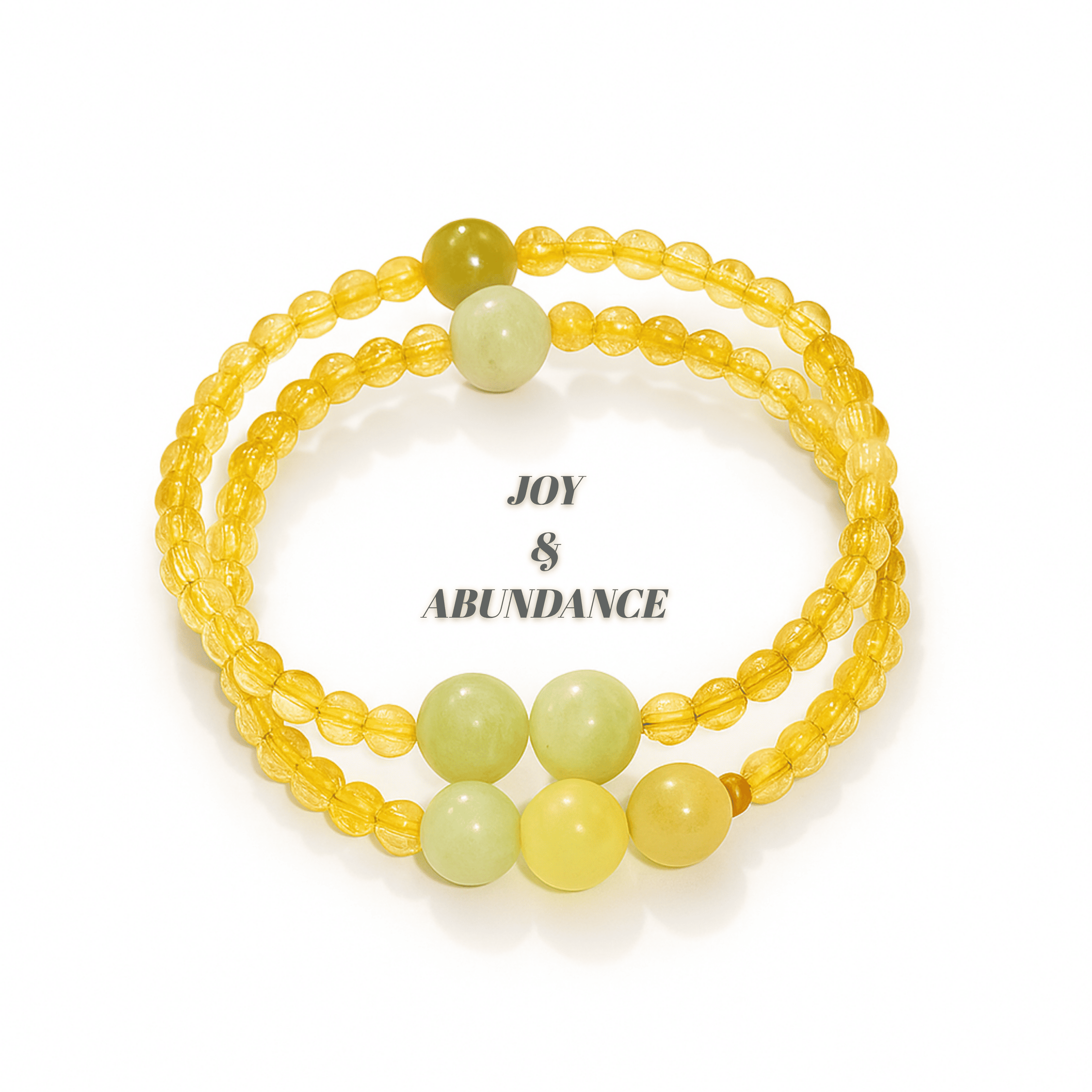 Citrine Stack Bracelet for Joy, Abundance & Self-Belief