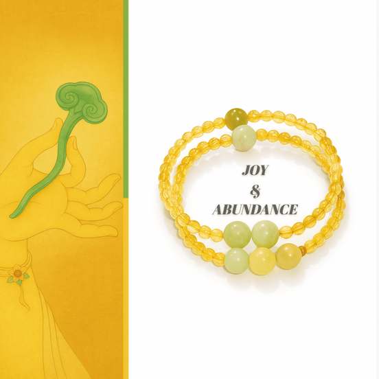 Citrine Stack Bracelet for Joy, Abundance & Self-Belief