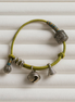 Six-Word Mantra Tibetan Bell Green Thread Bracelet – Peace & Vitality