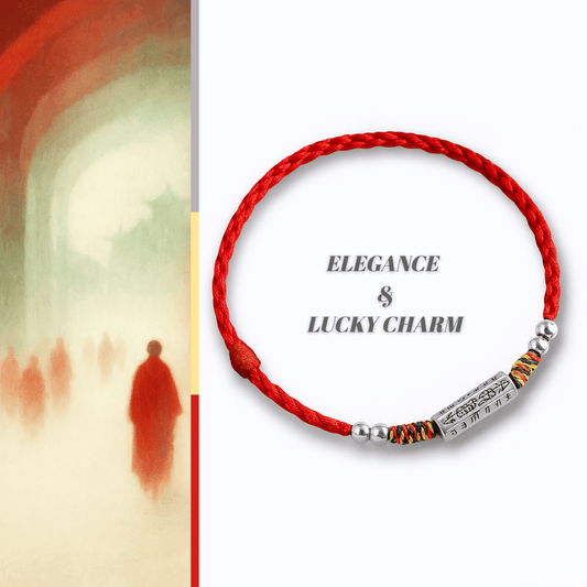Tibetan Red String Bracelet – Travel Protection & Good Fortune