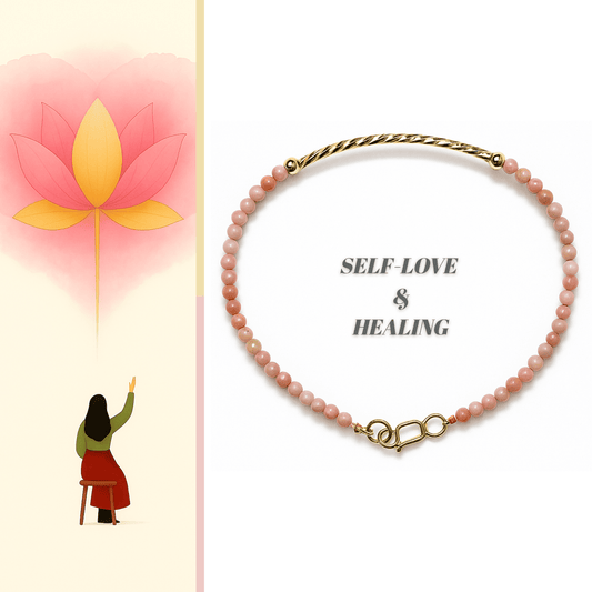 Rhodonite Strawberry Quartz Bracelet – Love Uplift & Emotional Healing