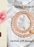 Rose Quartz & Pearl  Double Bracelet – Calm Emotional Balance