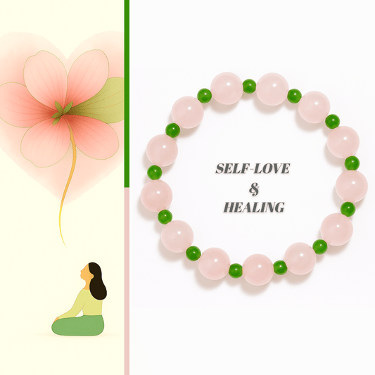 Rose Quartz Jasper Bracelet – Safe Love & Inner Confidence