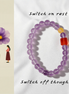 Amethyst Crystal Bracelet – Relaxation & Dream Clarity