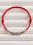 Tibetan Mantra Red Thread Bracelet – Protection & Resilience